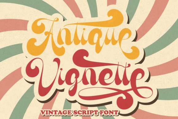 Antique Vignette: A Vintage Script Font for Web Design