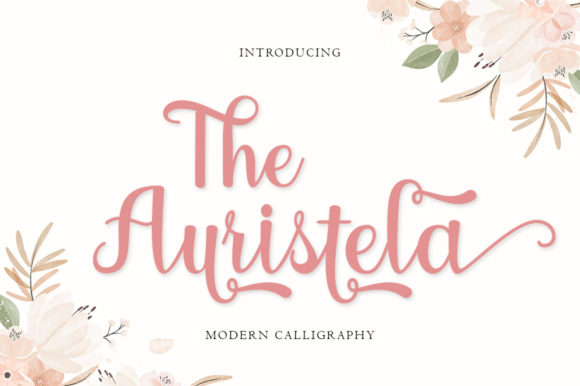 Auristela: A Modern Script Font for Branding