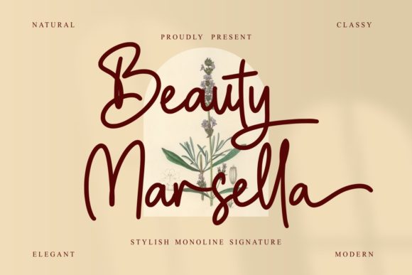 Beauty Marsella Font Review for Campaign Design