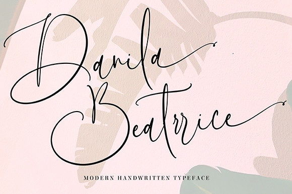Danila Beatrrice: The Premium Script Font for Luxury Branding