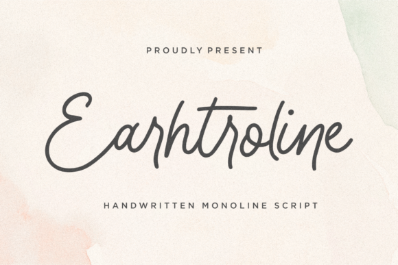 Earhtroline Font Review for Brand Designers