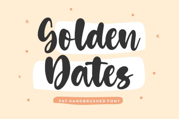 Golden Dates Font for Professional Branding