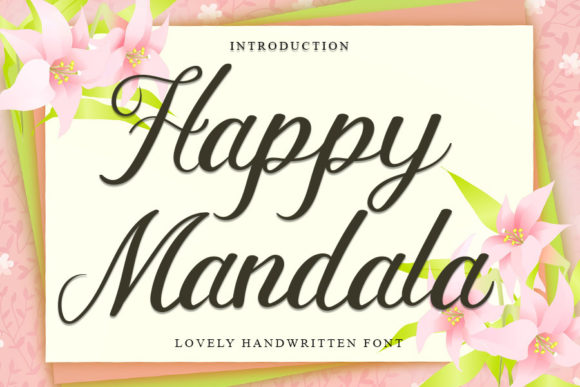 Happy Mandala Font Review for Makers