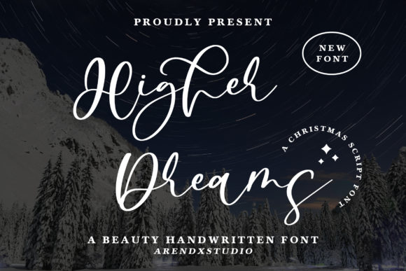 Higher Dreams Script Font for Creative Makers