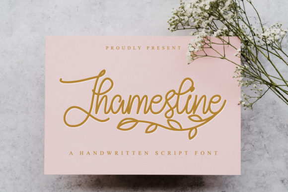 Jhamesline Font: Elegant Script for Editorial Design