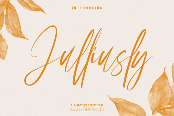 Julliusly Signature Typeface Review