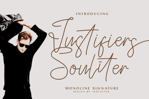 Justifiers Souliter Typeface for Elegant Editorial Design