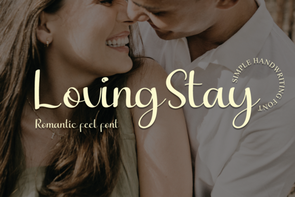 Loving Stay Script Font for Elegant Editorial Design