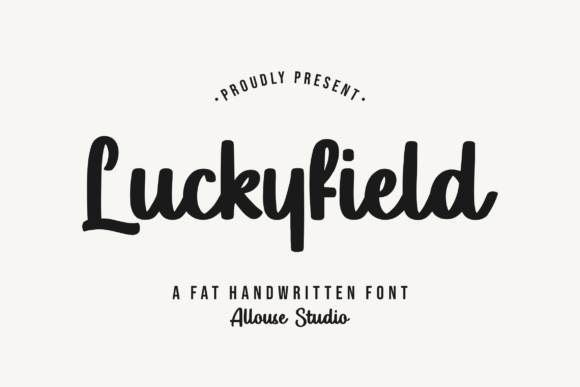 Luckyfield Script Font for Elegant Maker Brands