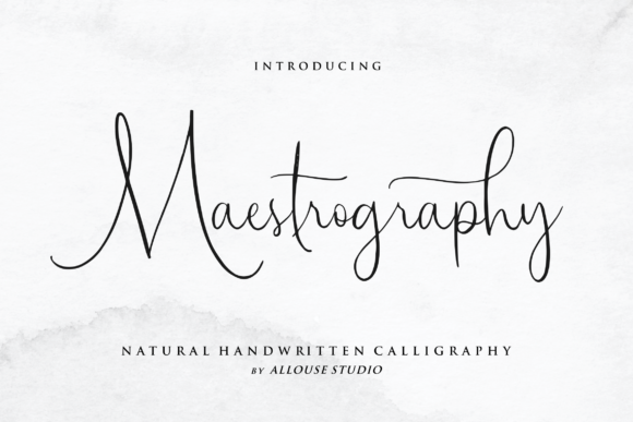 Maestrography: Elevate Your Brand with Elegant Script