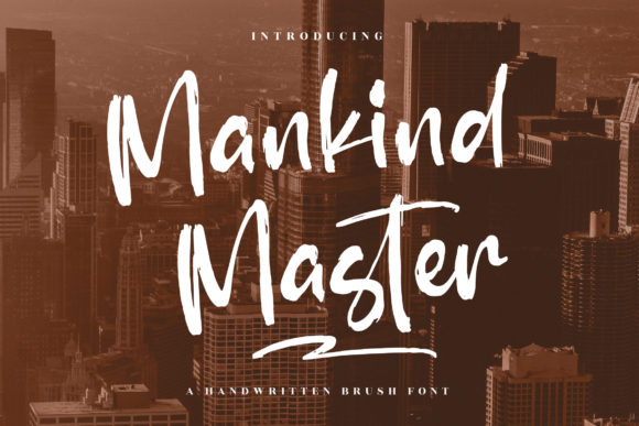 Mankind Master: The Elegant Script Font for Branding