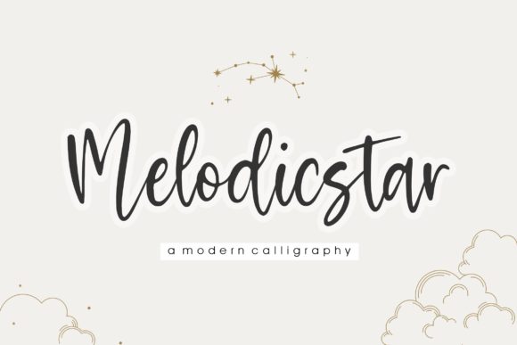 Melodicstar Typeface for Campaign Design