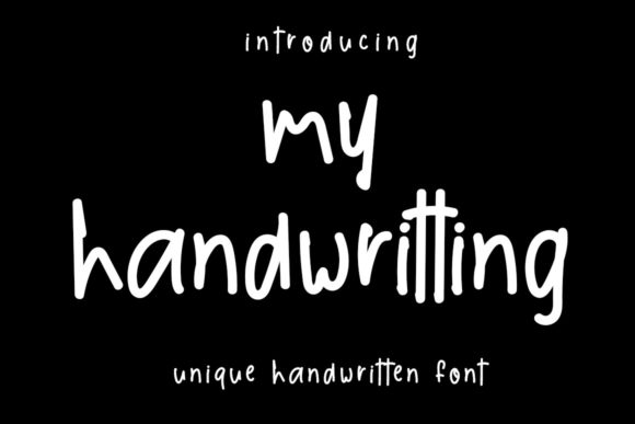 My Handwritting Font for Polished Branding