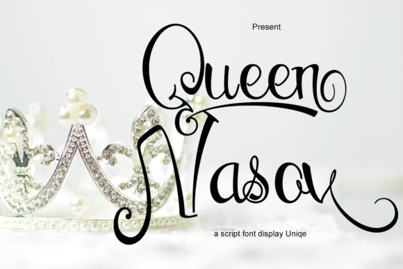 Queen Nasov Font Review for Elegant Craft Branding