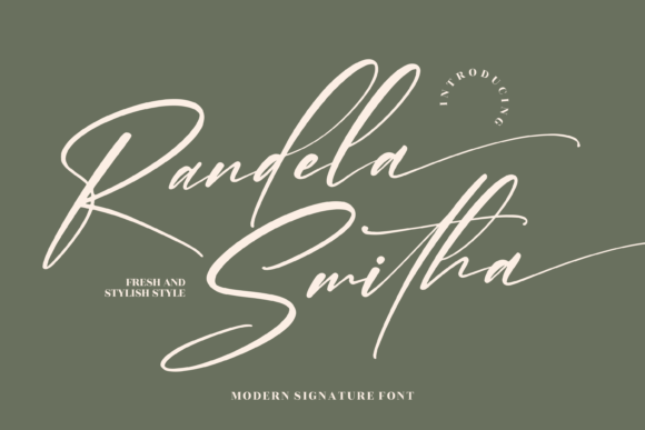 Randela Smitha Font for Digital Branding