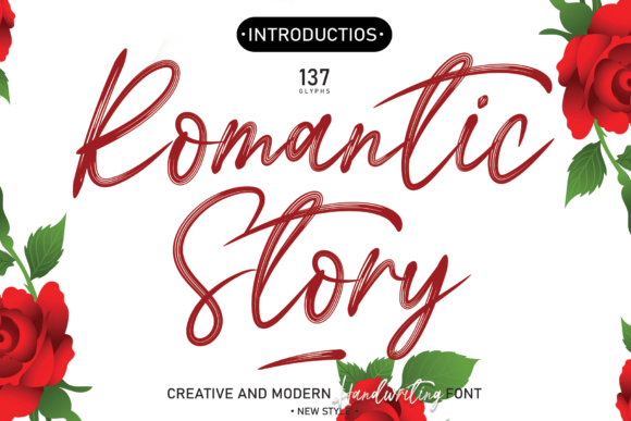 Romantic Story Font for Elegant Branding