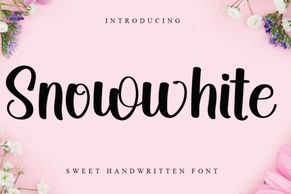 Snowwhite Font for Elegant Campaign Design