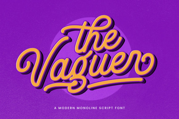 The Vaguer: A Vintage Script Typeface for Editorial Design