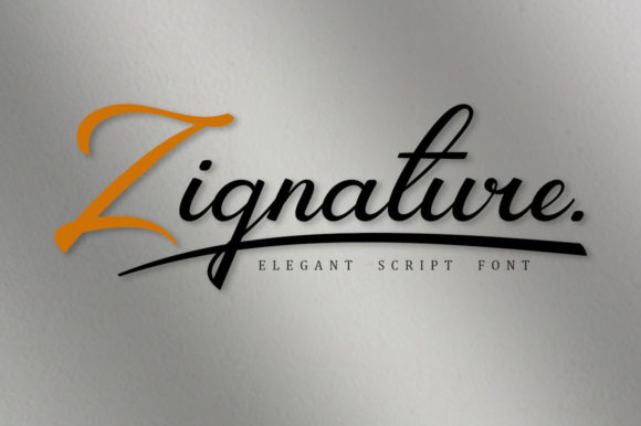 Zignature: The Script Handwritten Font for Modern Branding